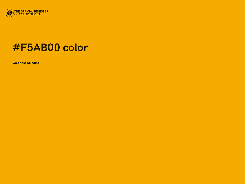 #F5AB00 color image