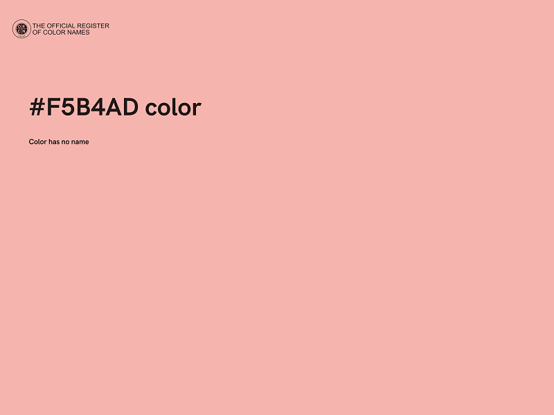 #F5B4AD color image