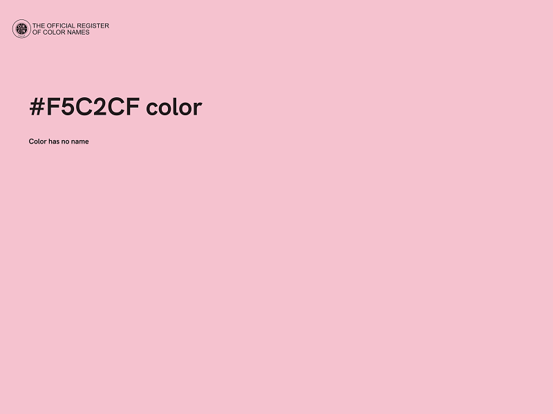 #F5C2CF color image