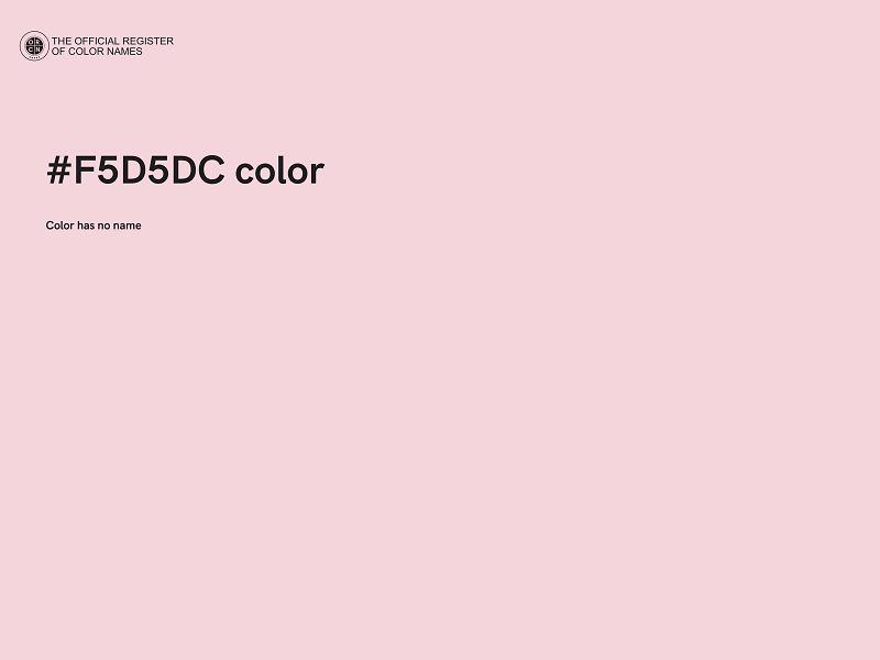 #F5D5DC color image