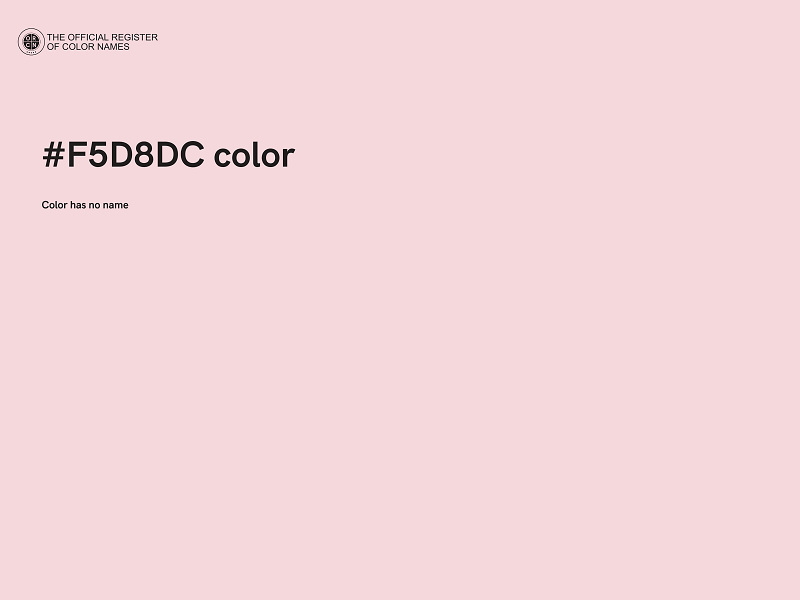 #F5D8DC color image