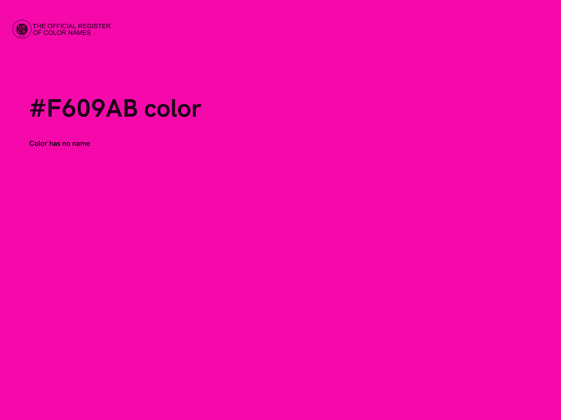 #F609AB color image