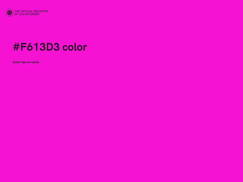 #F613D3 color image