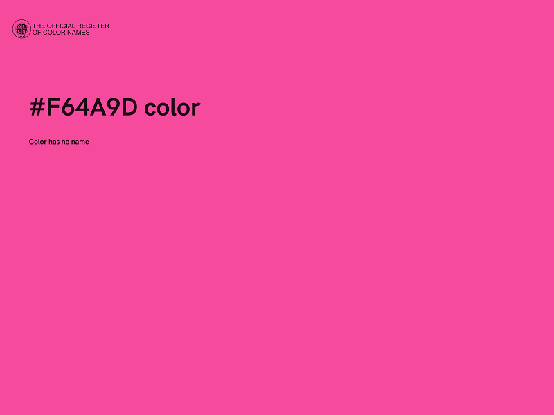 #F64A9D color image