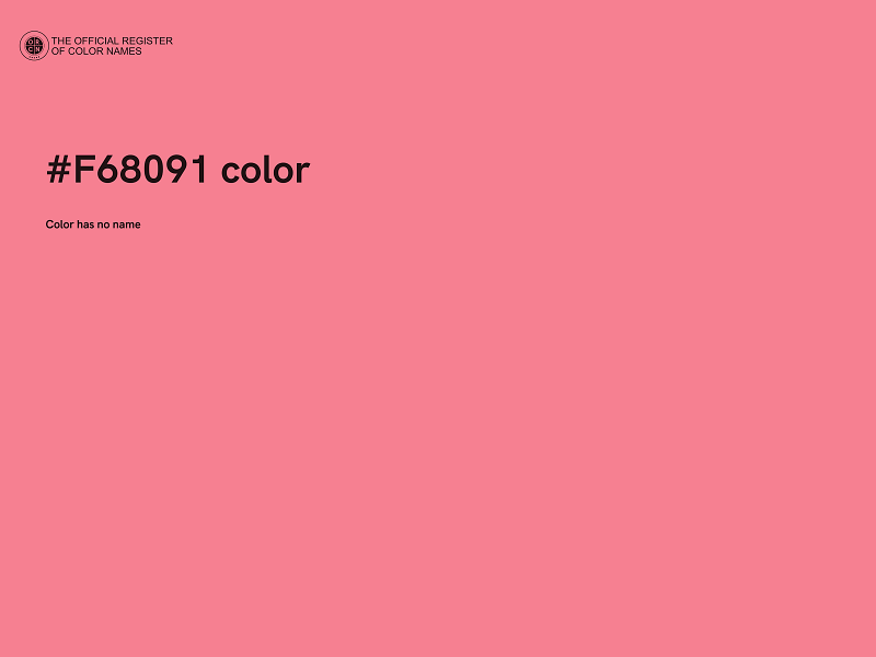 #F68091 color image