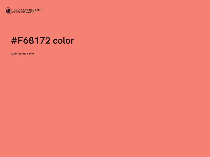 #F68172 color image