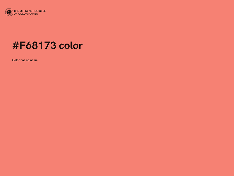 #F68173 color image