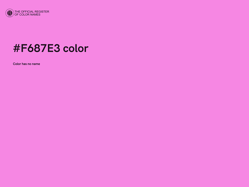 #F687E3 color image