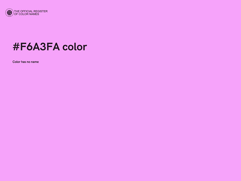 #F6A3FA color image