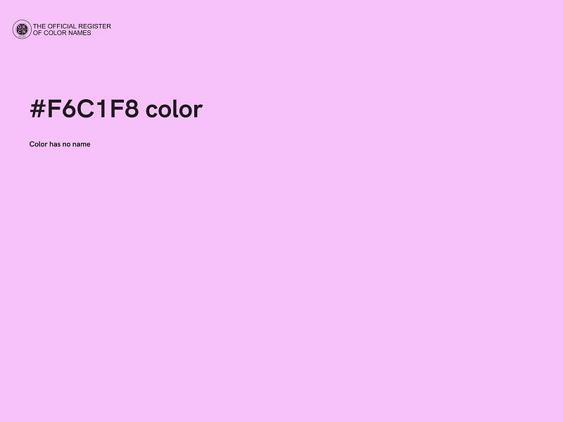 #F6C1F8 color image