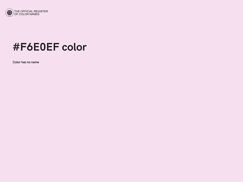 #F6E0EF color image