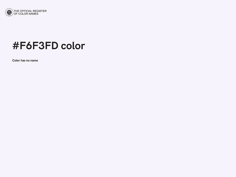 #F6F3FD color image