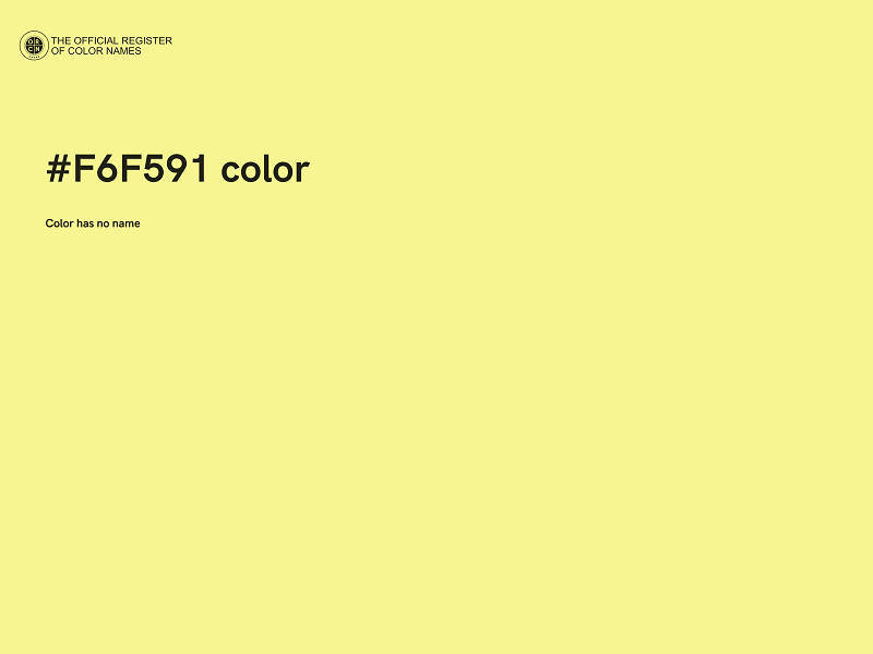 #F6F591 color image