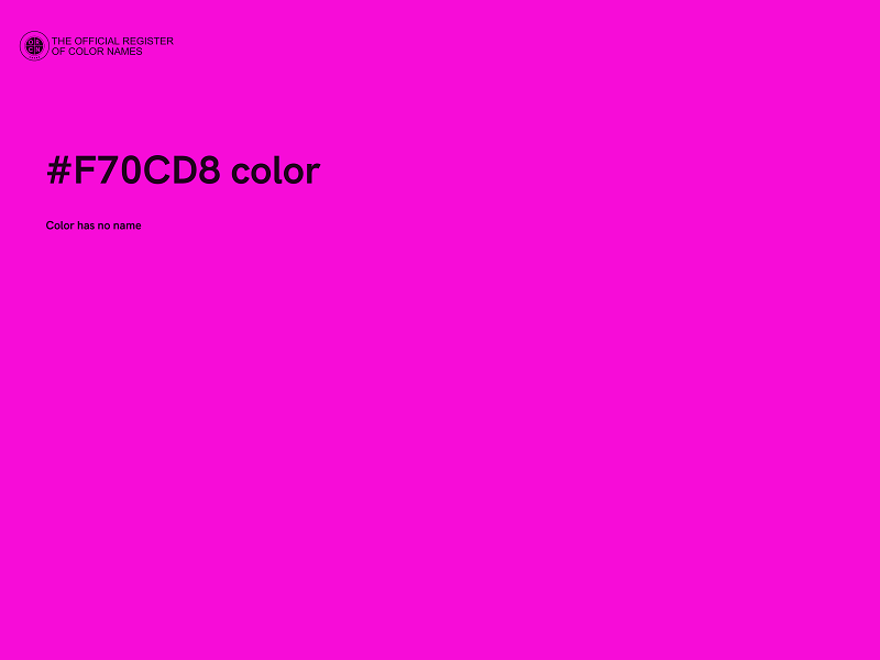 #F70CD8 color image