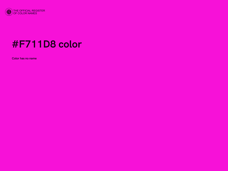 #F711D8 color image