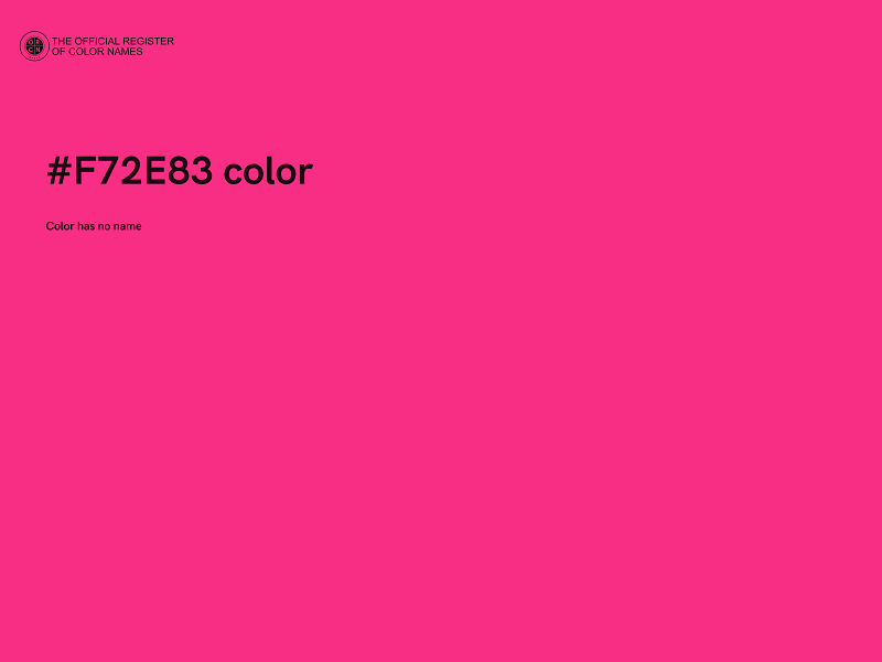 #F72E83 color image