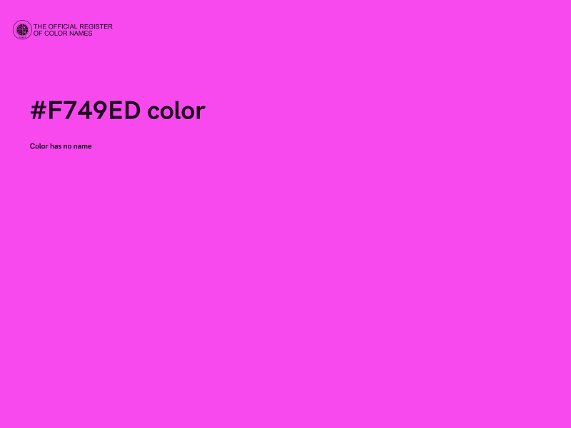 #F749ED color image