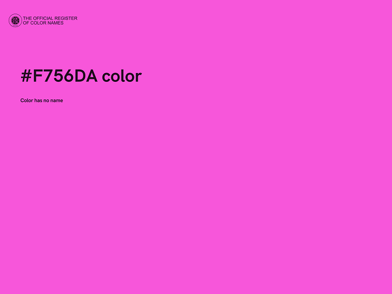 #F756DA color image