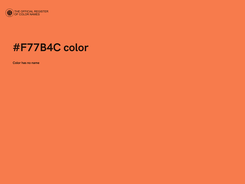 #F77B4C color image