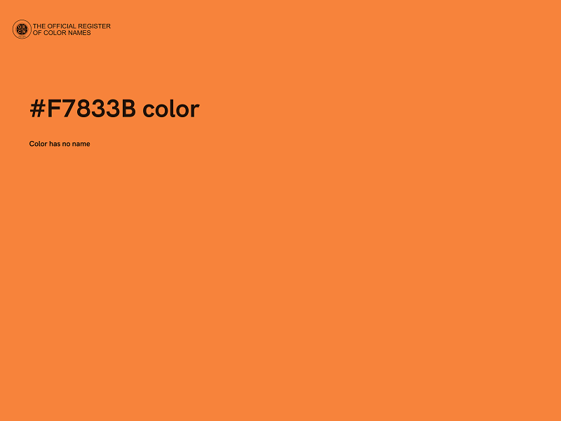 #F7833B color image