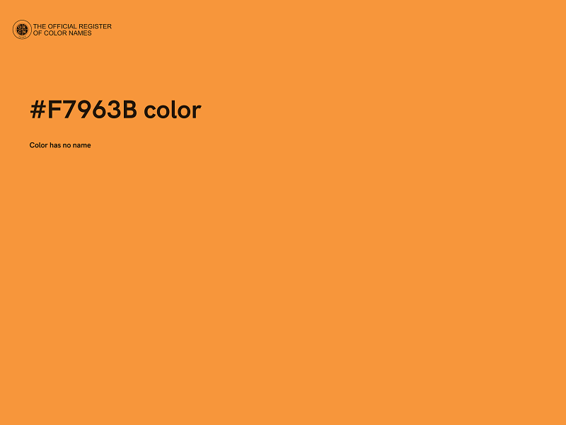 #F7963B color image