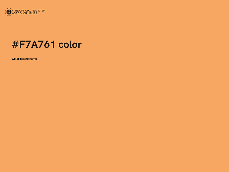 #F7A761 color image