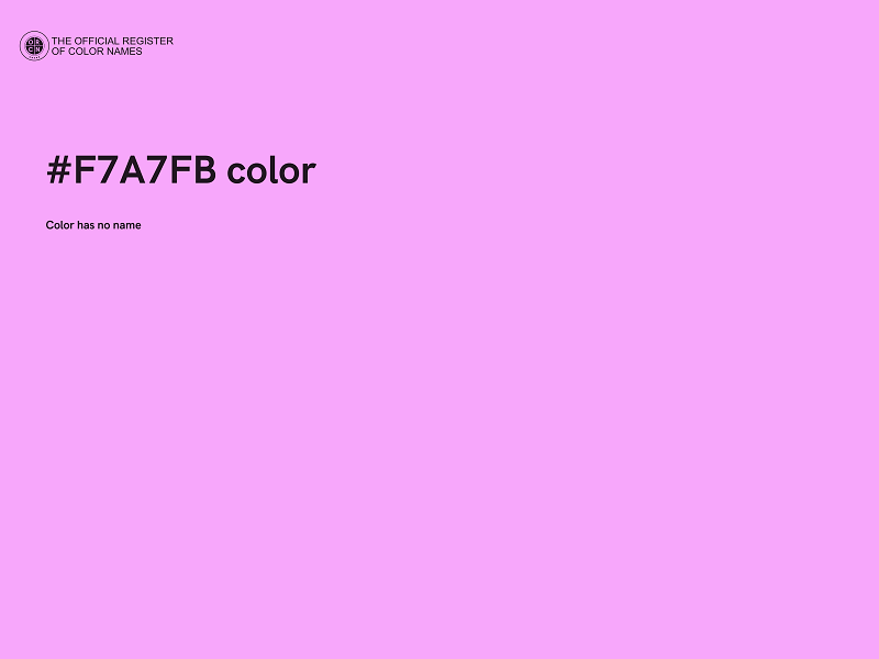 #F7A7FB color image