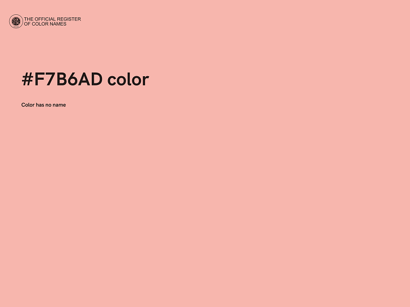 #F7B6AD color image