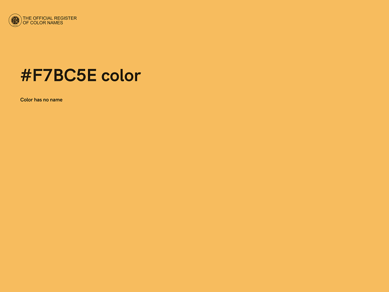 #F7BC5E color image