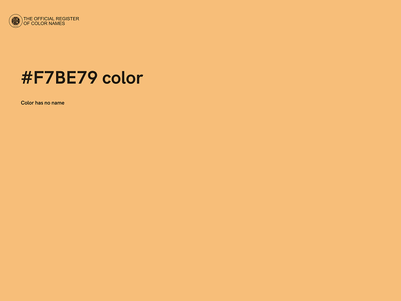 #F7BE79 color image