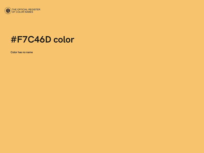 #F7C46D color image