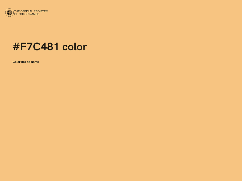 #F7C481 color image