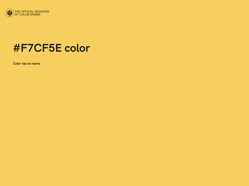 #F7CF5E color image