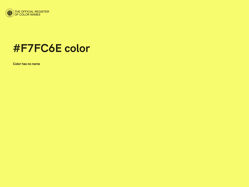 #F7FC6E color image