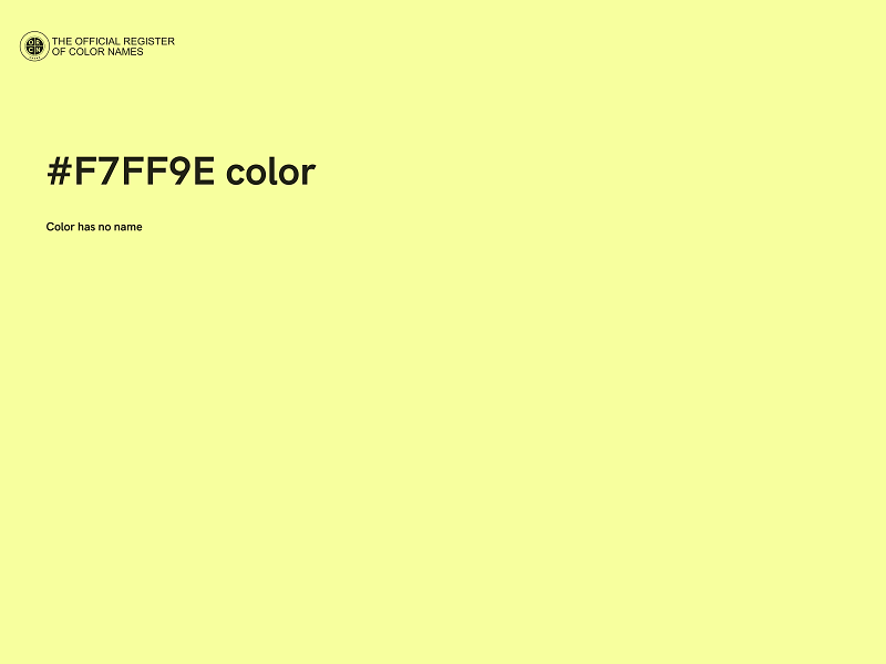 #F7FF9E color image