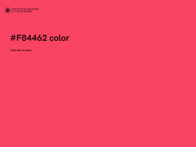 #F84462 color image