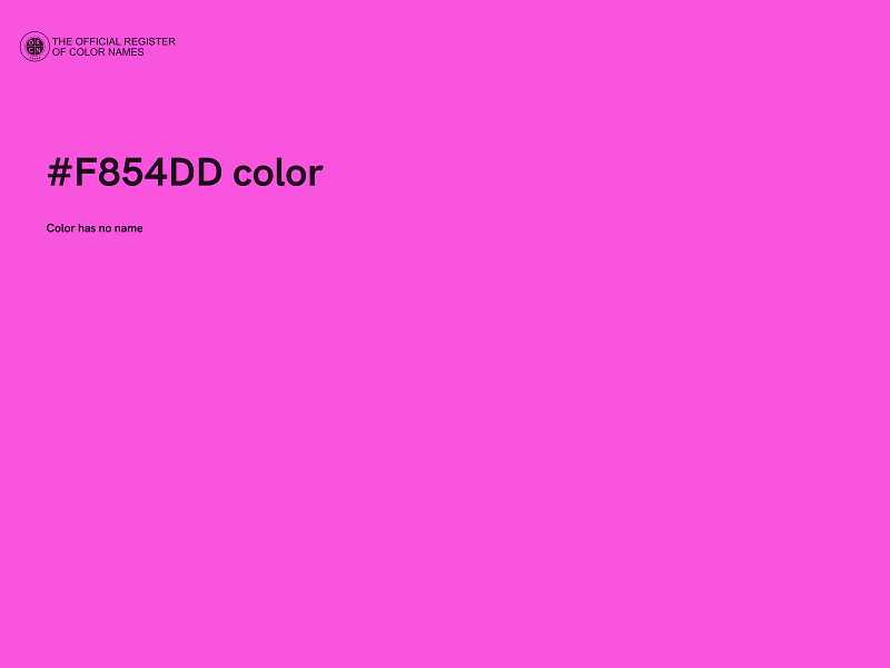 #F854DD color image