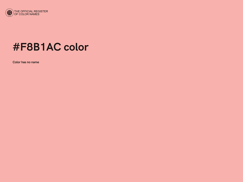 #F8B1AC color image