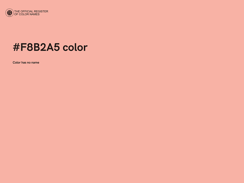 #F8B2A5 color image