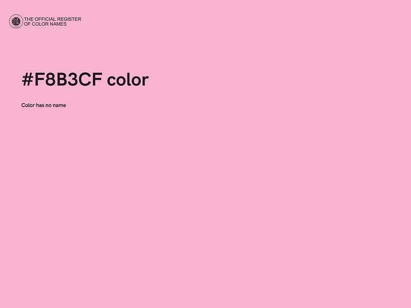 #F8B3CF color image