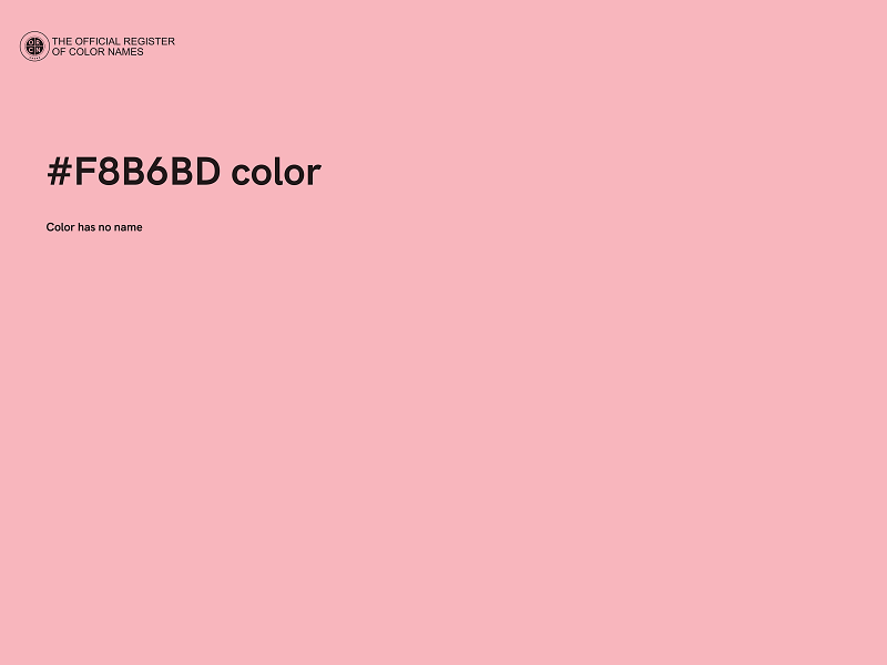 #F8B6BD color image