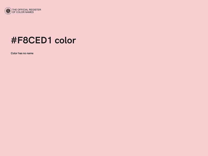 #F8CED1 color image