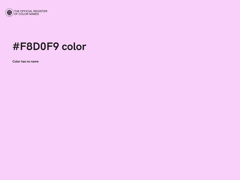 #F8D0F9 color image