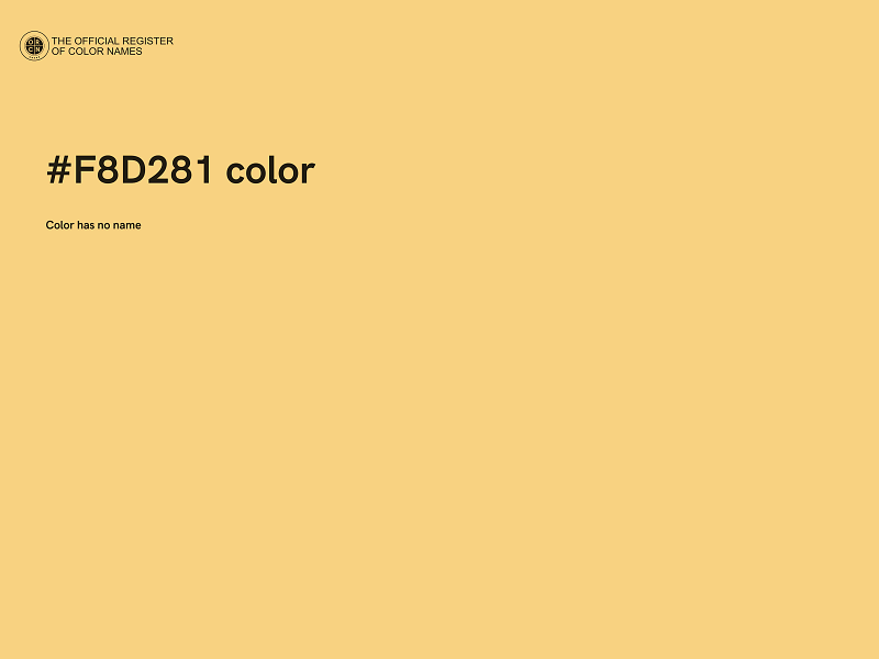 #F8D281 color image