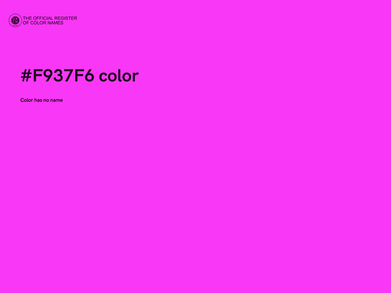 #F937F6 color image