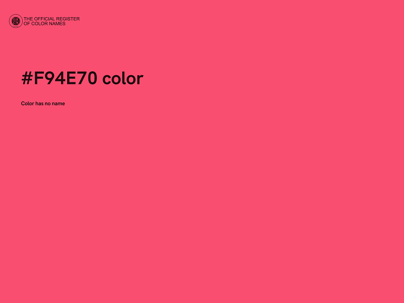 #F94E70 color image