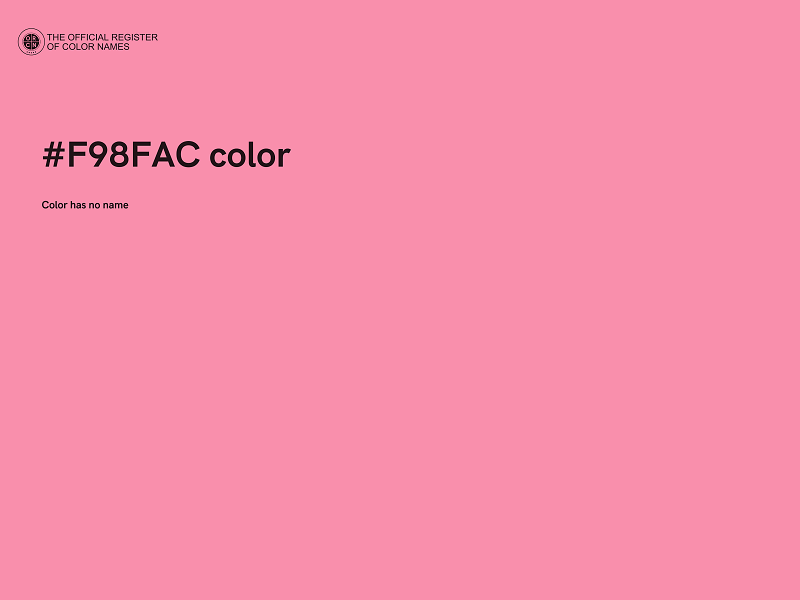 #F98FAC color image