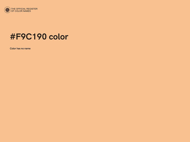 #F9C190 color image