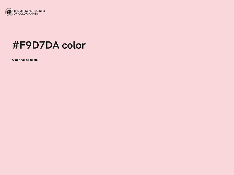 #F9D7DA color image