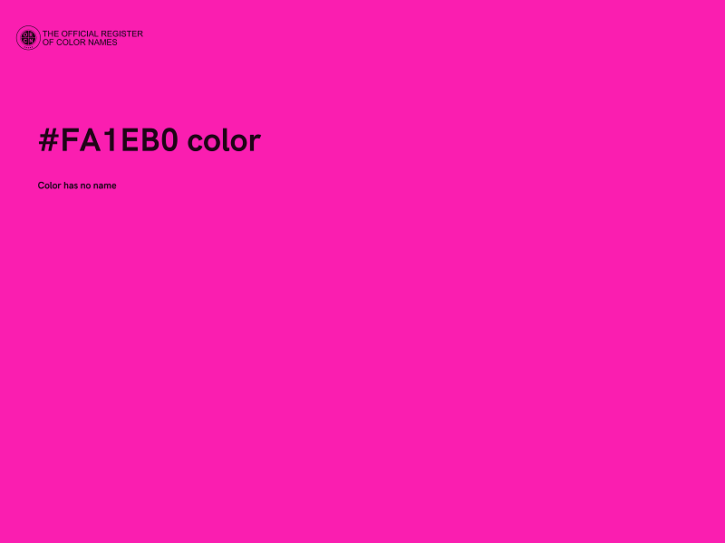 #FA1EB0 color image